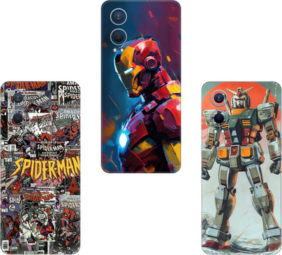 AMTHA AMTHA HUAWEI P50 PRO(PACK OF 3)Camera&Back Protector Premium Vinyl Mobile Skin(Multicolor)