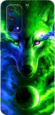 TJ CREATION Realme X7 Pro 5G Mobile Skin(Ultra Super Many Hued Wolf With High Matte Finish.)