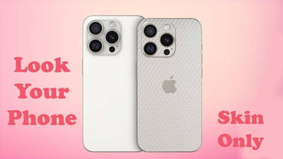 BUGGU IPHONE 16 PRO MAX Mobile Skin(White)