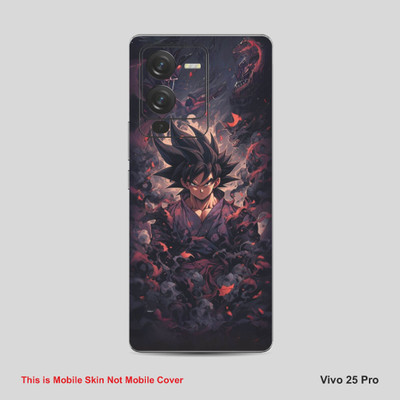 VYBE The Smart Choice Vivo V25 Pro Goku Mobile Skin Mobile Skin(Vampire Grey A33)
