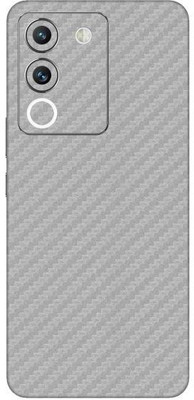 Vcare GadGets Vivo Y200 5G Mobile Skin(Fiber Carbon Silver)