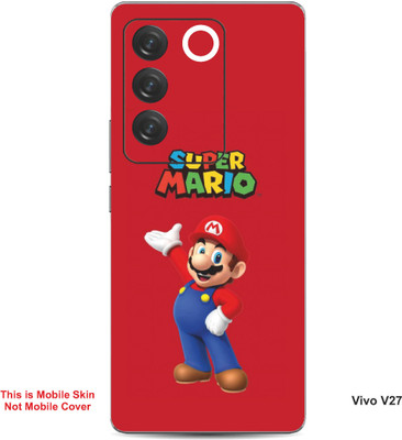 VYBE The Smart Choice Vivo V27 Super Mario Embossed Mobile Skin(Engine Red B4)