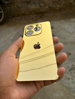 TWUAOP INFINIX SMART 8 5G BACK PANNEL ACRYLIC SHEET Mobile Skin(Gold)