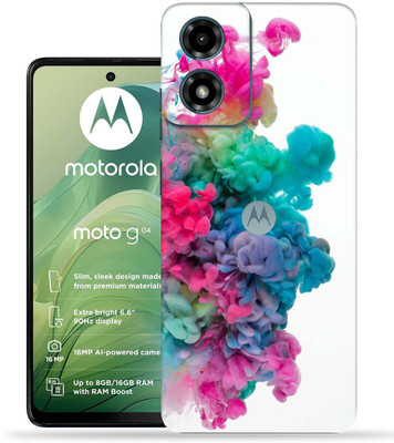 OggyBaba Moto G04 Mobile Skin(Color splash)