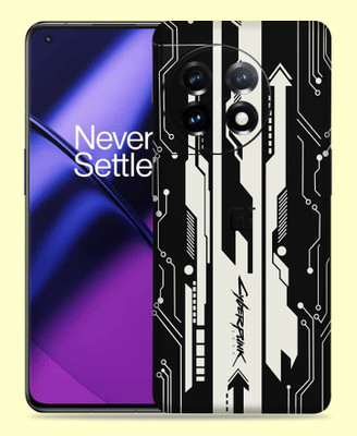 WeCre8 Skin's Oneplus 11R 5G Mobile Skin(B&W Cyber Multicolor Mobile Skin)