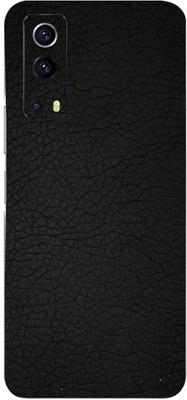 TJ CREATION Vivo iQOO Z3, vivo iqoo z3 Mobile Skin(Ultra Super Black Leather Skin With High Mattte Finish.)