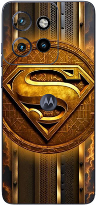 mehra Motorola Edge 50 Neo Superman LOGO 3D Premium Full Back & Side Coverage Theme Mobile Skin(Multicolor)