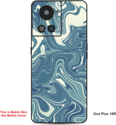 VYBE The Smart Choice One Plus 10R Abstract Embossed Mobile Skin(Vanilla A9)