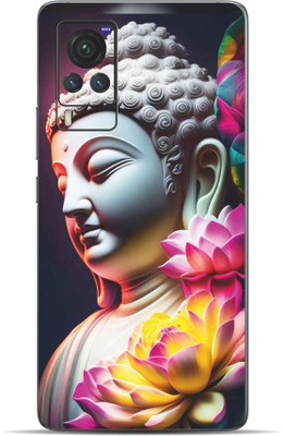 VYBE Vivo X60 Pro The Buddha Mobile Skin Mobile Skin(Light Blue 38)