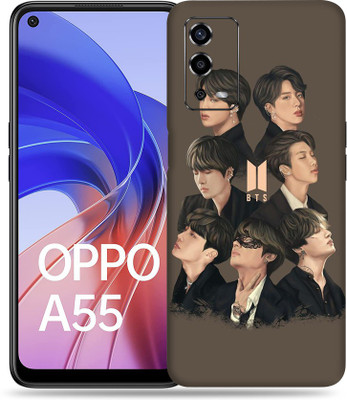 SkinoMania Oppo-A55 Mobile Skin(Multicolour BTS)