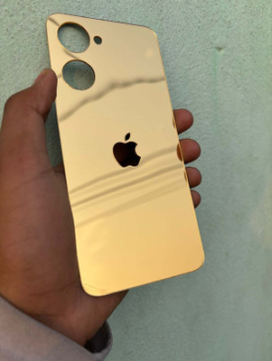 TWUAOP VIVO Y28E 5G MOBILE SKIN BACK PANNEL ACRYLIC SHEET Mobile Skin(Gold)