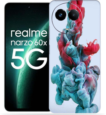OggyBaba Realme Narzo 60X 5g Mobile Skin(colorful smoke cloud)