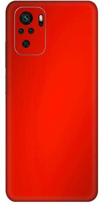 Vcare GadGets Redmi Note 10 S Mobile Skin(Metallic Red Shining)