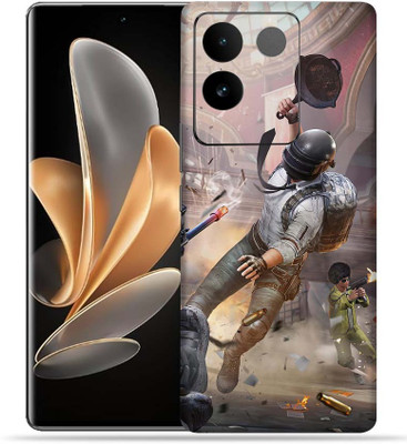 OggyBaba Vivo Iqoo Z7 Pro 5g, Pub G Pan Fight, OggyBaba Mobile Skin(Multicolor Mobile Skin With camera protector (Back + Camera + Side))