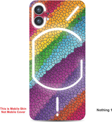 VYBE The Smart Choice Nothing 1 Art Embossed Mobile Skin(Ebony Clay 1)