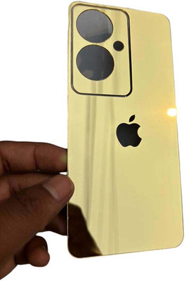 TWUAOP OPPO F25 PRO 5G MOBILE SKIN BACK PANNEL ACRYLIC SHEET Mobile Skin(Gold)