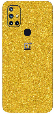 TJ CREATION OnePlus Nord N10 5G Mobile Skin(Ultra Super Golden Glitter Skin With High Matte Finish.)