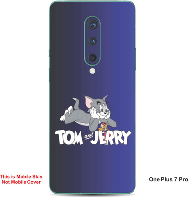 VYBE The Smart Choice One Plus 7 Pro Tom & Jerry Embossed Mobile Skin(Mulled Wine 16)
