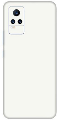 Vcare GadGets Vivo Y21e 5 G Mobile Skin(White Glossy)
