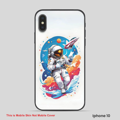 VYBE The Smart Choice iPhone 10 Universal Mobile Skin(Blue Ivy 4)