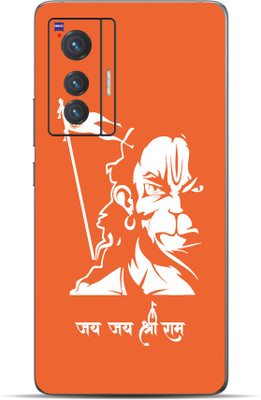 VYBE Vivo X70 Hanuman Mobile Skin Mobile Skin(Giants Orange 39)