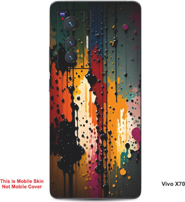 VYBE The Smart Choice Vivo X70 Art Embossed Mobile Skin(Storm Dust 12)