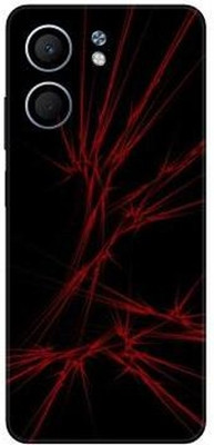 Vcare GadGets A5x (5G) Mobile Skin(Black & Red)