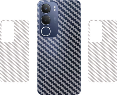 SHIVATRIX vivo Y29 5G, 3D CARBON FIBER ULTRA THIN BACK LAMINATION, (PACK OF 2) Mobile Skin(Transparent)