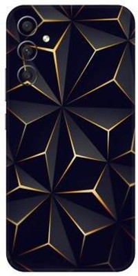 Vcare GadGets Galaxy A34 (5G) Mobile Skin(Black & Gold)