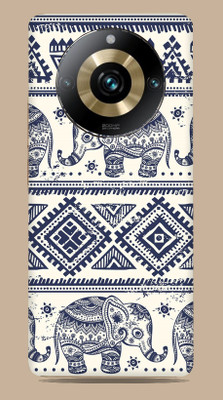 SkinoMania Realme 11 Pro Plus 5G Mobile Skin(Indian Print Multicolor Mobile Skin)