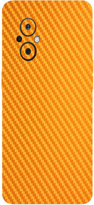 LAMHA Oppo F21 Pro 5G, OPPO F21 Pro 5G Mobile Skin(Ultra Super Golden Carbon Fiber Skin With High Mattte Finish.)