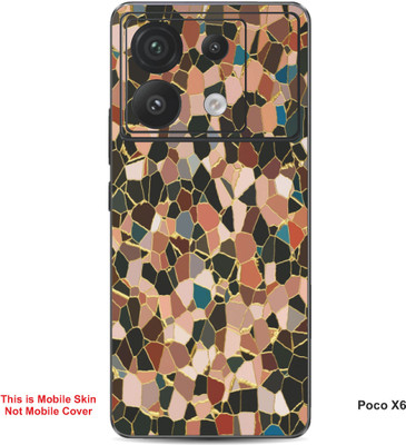 VYBE The Smart Choice Poco X6 Pattern Embossed Mobile Skin(Jellyfish 1)