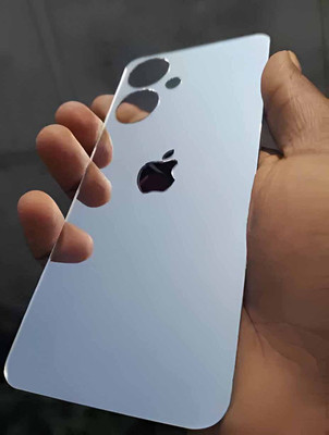 MOKPLZ POCO M6 5G BACK PANNEL MIRROR ACRYLIC SHEET Mobile Skin(Silver)