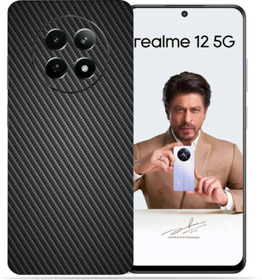 OggyBaba Realme 12 5g Mobile Skin(Black CF)