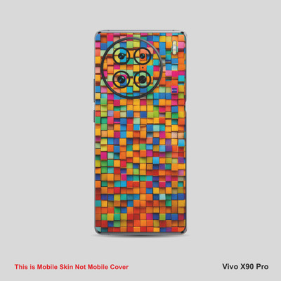 VYBE The Smart Choice Vivo X90 Pro Pattern Mobile Skin Mobile Skin(Multi ColourCQ3)