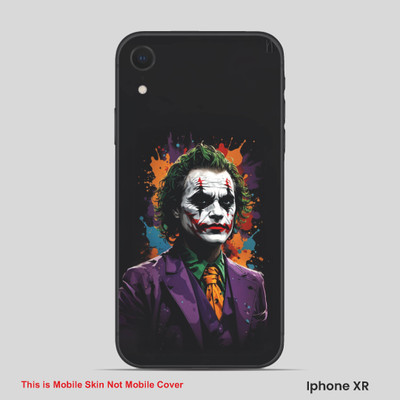 VYBE The Smart Choice iPhone XR Horror Mobile Skin(Baltic Black, Multi 1)
