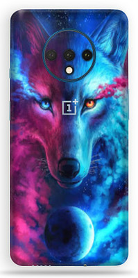 AsSkin Oneplus 7T Mobile Skin(Powefull wolf Back Skin With High Matte Finish)