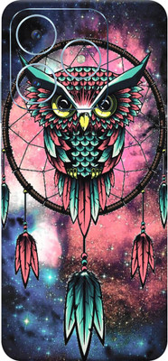 SkinoMania Realme Narzo N63 5G Mobile Skin(Dreamy Owl Multicolor Mobile Skin)