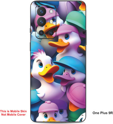 VYBE The Smart Choice One Plus 9R Duck Embossed Mobile Skin(Cadillac Pink 27)