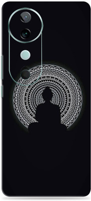 WeCre8 Skin's vivo V40 5G Ultra Premium Vinyl Mobile Skin (Multicolor) Mobile Skin(Lord-Budhha-sri-Lank)