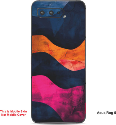 VYBE The Smart Choice Asus Rog 5 Art Embossed Mobile Skin(Ebony Clay 1)