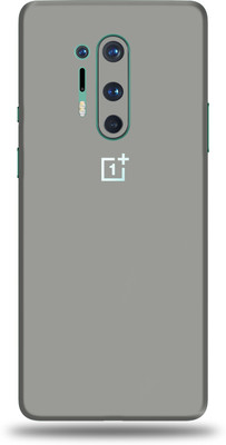 AsSkin Oneplus 8Pro Mobile Skin(Grey Matte Skin With Glossy Matte Finish.)