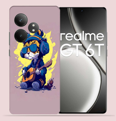 OggyBaba Realme GT 6T 5g,GT 6T 5g Mobile Skin(Gitaar Cat)