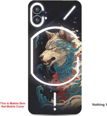 VYBE The Smart Choice Nothing 1 Lion Embossed Mobile Skin(Clay Brown 5)