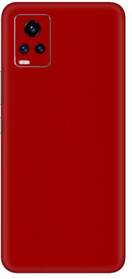 Vcare GadGets Vivo V20 Pro Mobile Skin(Glossy Red)
