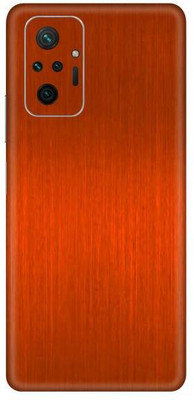 Vcare GadGets Redmi Note 10 Pro Max Mobile Skin(Orange)