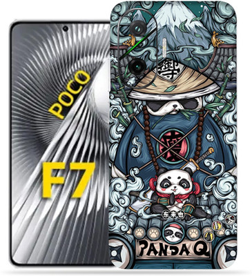 WeCre8 Skin's Xiaomi Poco F7 5g Premium Vinyl Mobile Skin (Multicolor) Mobile Skin(Ninja-Panda)