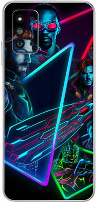 FCS Samsung Galaxy F52 5G Printed Back skin Mobile Skin(Super Hero Skin)