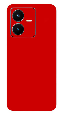 AsSkin Vivo Y22, vivo y22 Mobile Skin(Ultra Red Matte High Gloss Finish).)