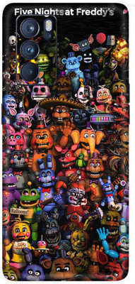 wrap craft OPPO RENO 6 PRO 5G Premium Vinyl BACK Mobile Skin(Multicolor)